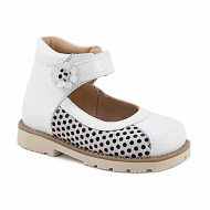 Туфли Мега Ортопедик для девочек 236 30-01 белые.